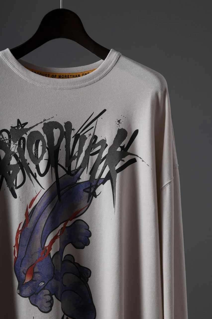 beauty : beast DARK KNIGHT L/S TEE (GRAYGE) - Image 4