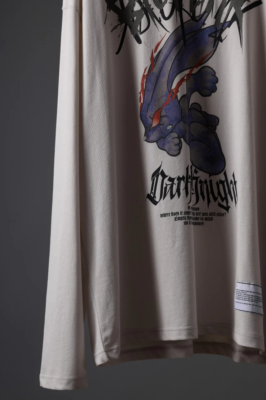 beauty : beast DARK KNIGHT L/S TEE (GRAYGE) - Image 5