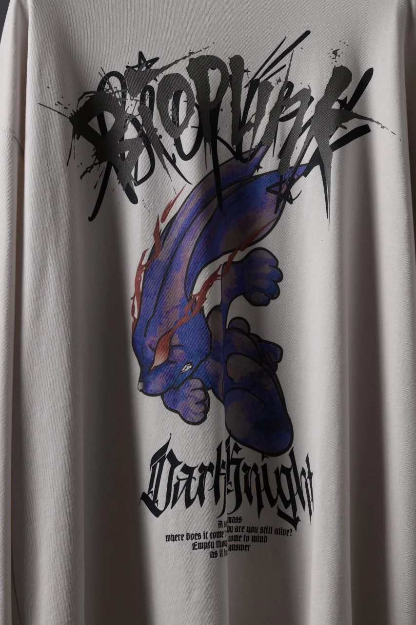 beauty : beast DARK KNIGHT L/S TEE (GRAYGE) - Image 6