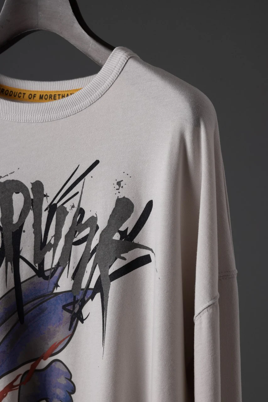 beauty : beast DARK KNIGHT L/S TEE (GRAYGE) - Image 8