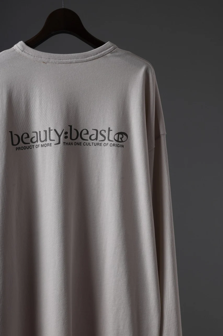 beauty : beast DARK KNIGHT L/S TEE (GRAYGE) - Image 9