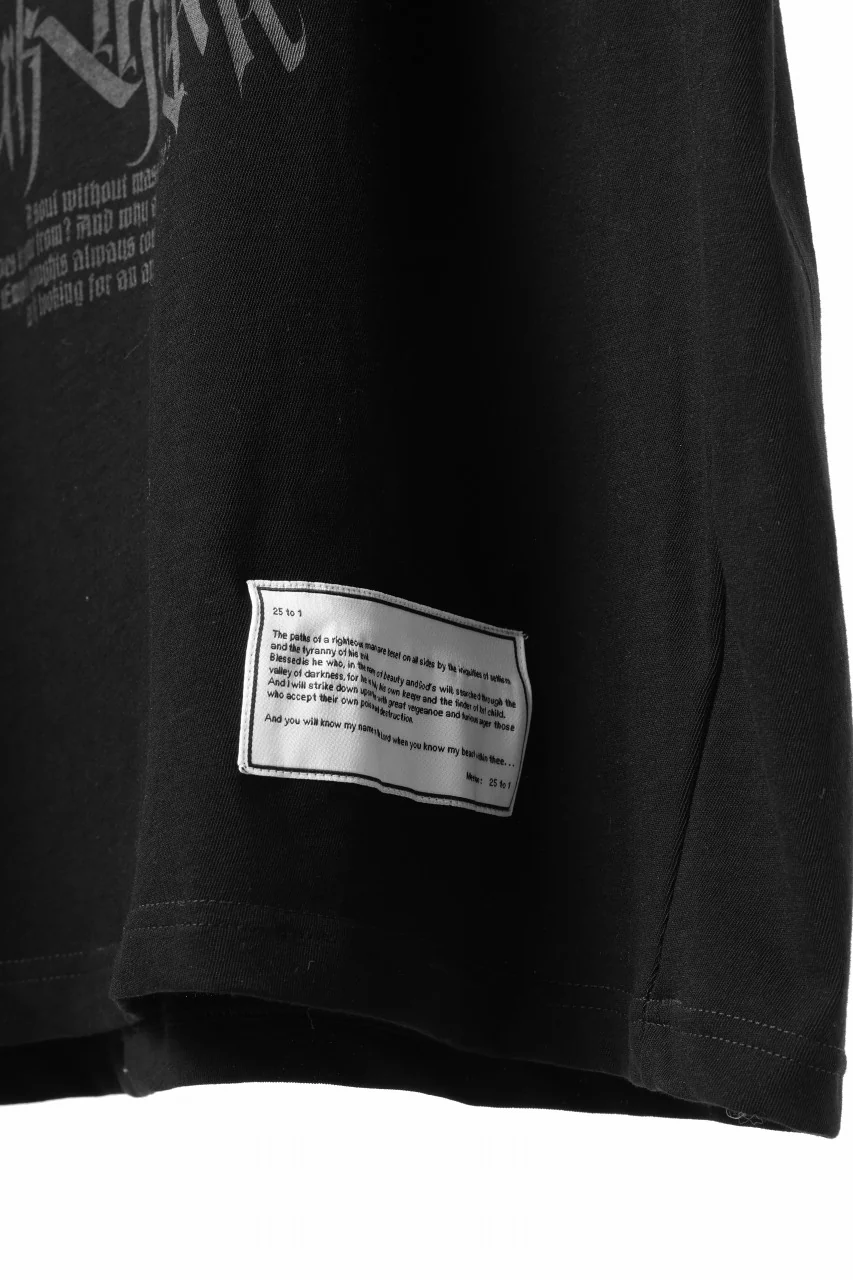 beauty : beast DARK KNIGHT S/S TEE (BLACK) - Image 8