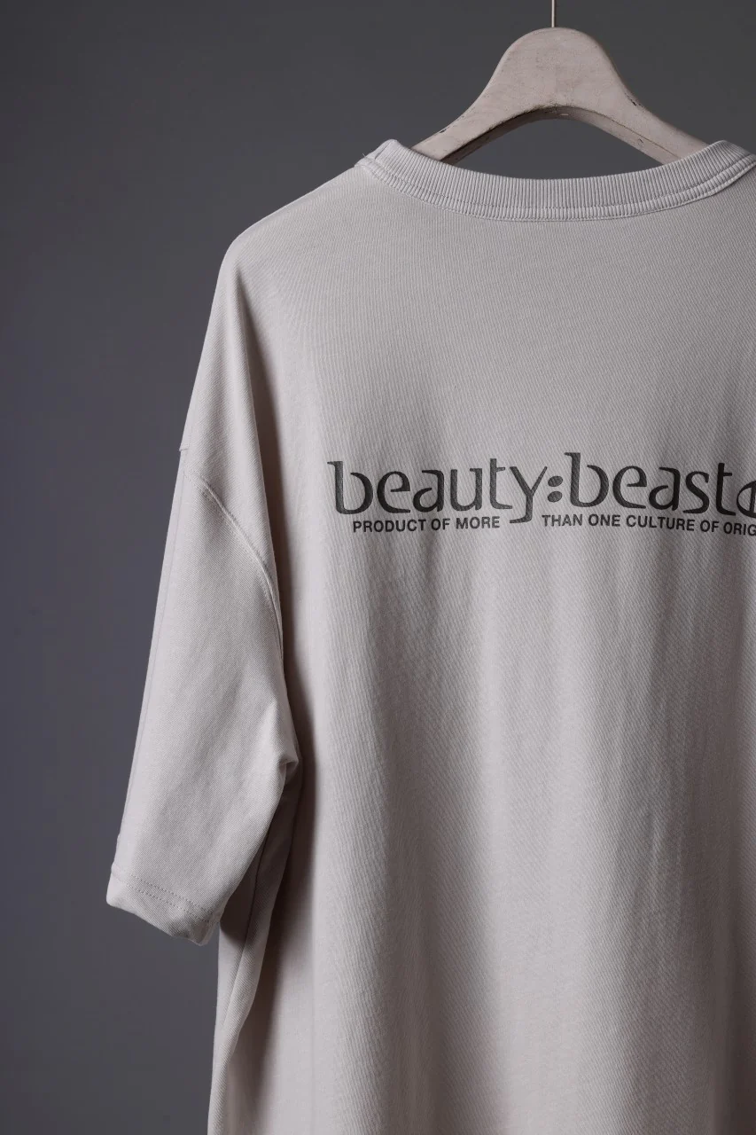beauty : beast DARK KNIGHT S/S TEE (GRAIGE) - Image 10