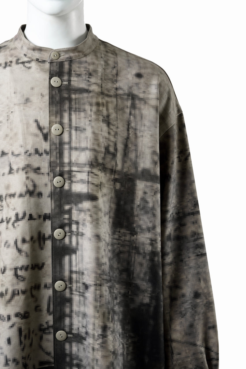 beauty : beast DIGITALLY PRINTED SHIRT JACKET (DIRT) - Image 4