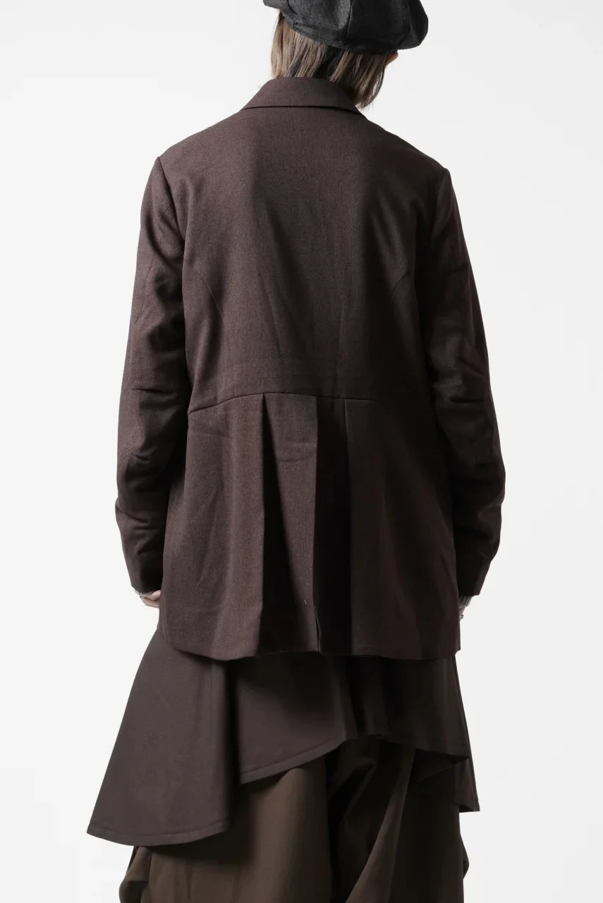 beauty : beast DOUBLE BREASTED UNCONSCIOUS JACKET (BROWN) - Image 13