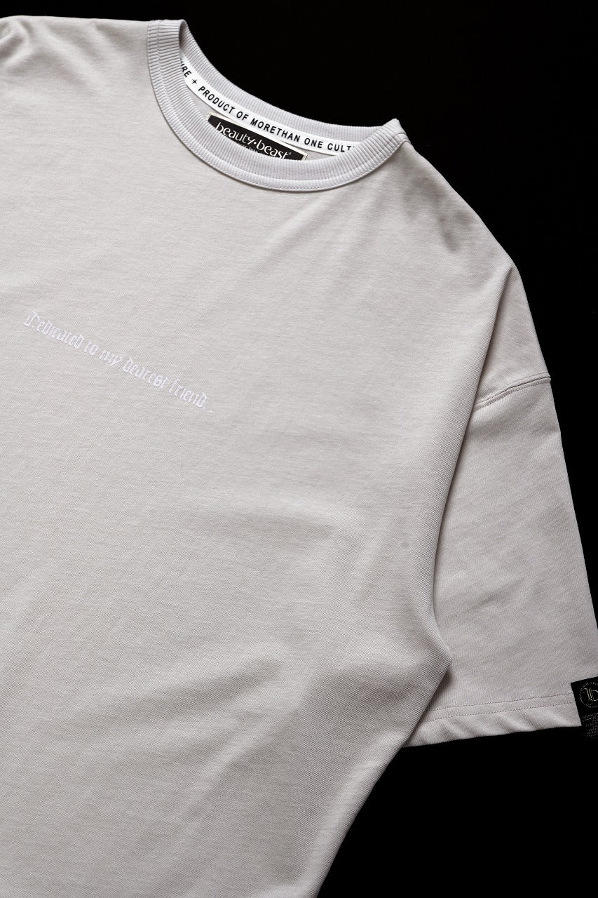 beauty : beast ESSENTIAL GRAPHIC LINE TEE (CROSS / BEIGE) - Image 10