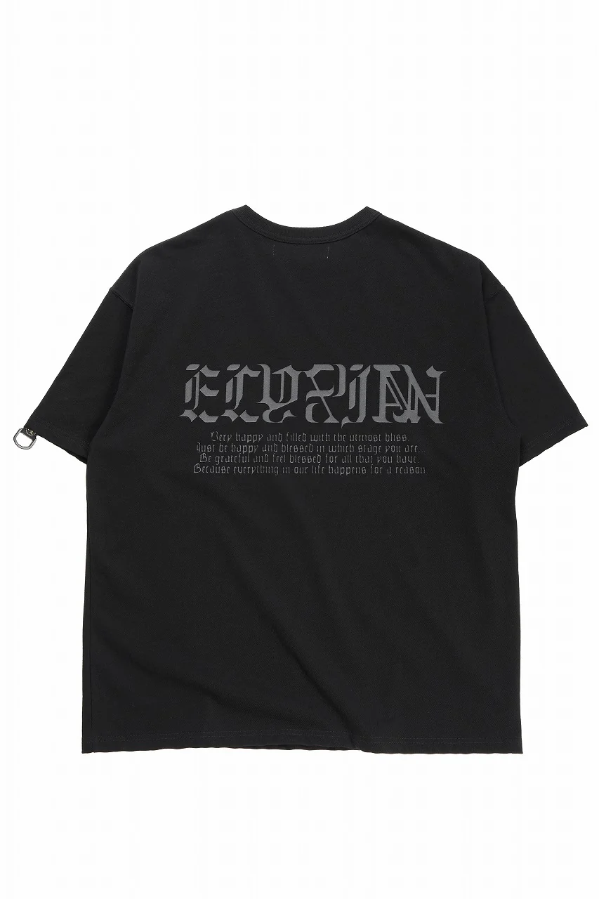 beauty : beast ESSENTIAL GRAPHIC LINE TEE (REQUIEM / BLACK) - Image 3
