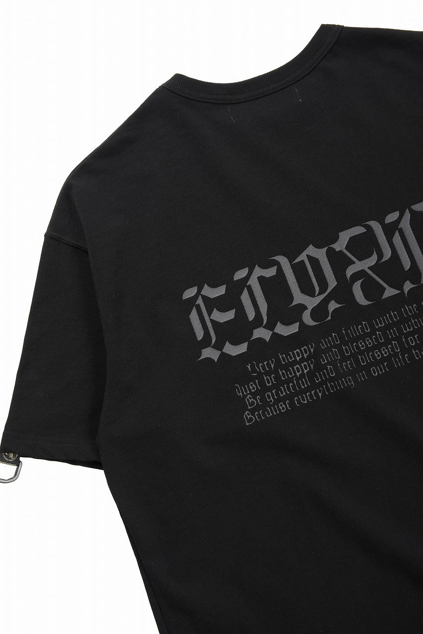 beauty : beast ESSENTIAL GRAPHIC LINE TEE (REQUIEM / BLACK) - Image 8