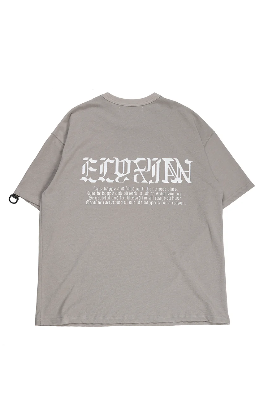 beauty : beast ESSENTIAL GRAPHIC LINE TEE (REQUIEM / LIGHT MOCHA) - Image 2