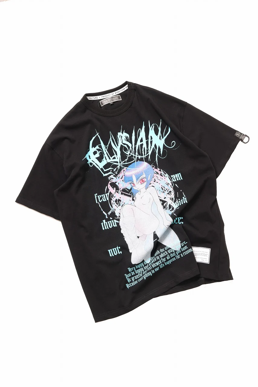 beauty : beast ESSENTIAL GRAPHIC LINE TEE (TINK / BLACK) - Image 2