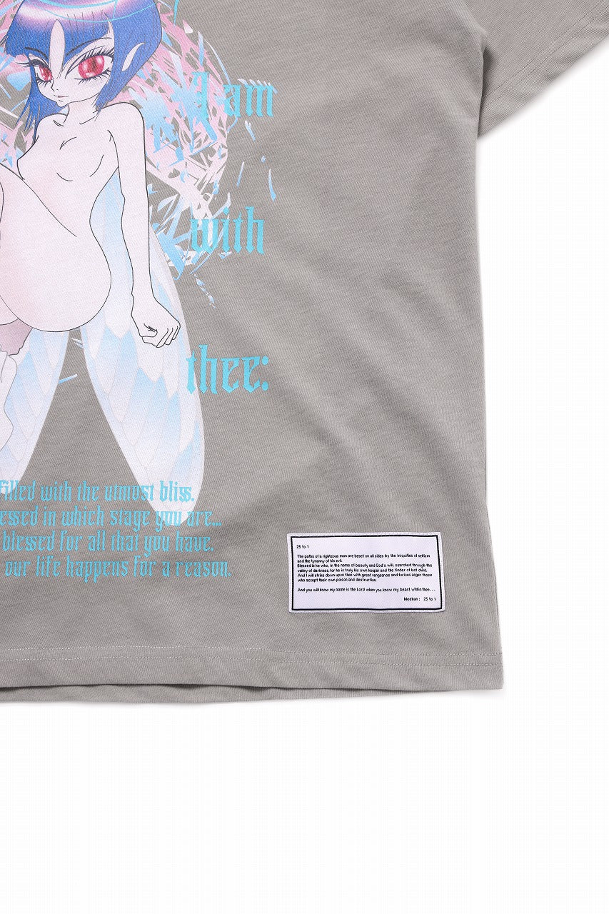 beauty : beast ESSENTIAL GRAPHIC LINE TEE (TINK / LIGHT MOCHA) - Image 5