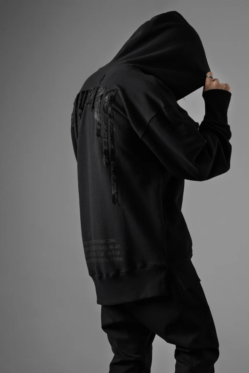 beauty : beast ESSENTIAL HOODIE / CASSIDOR (BLACK) - Image 10