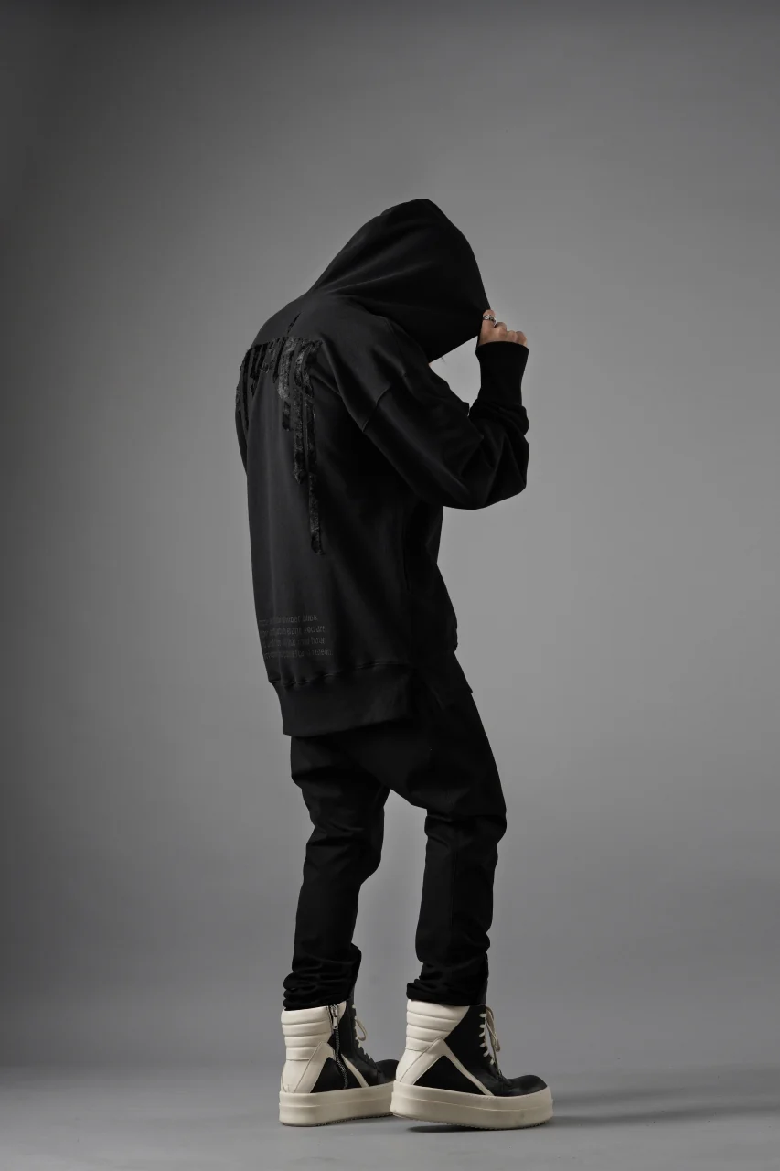 beauty : beast ESSENTIAL HOODIE / CASSIDOR (BLACK) - Image 13