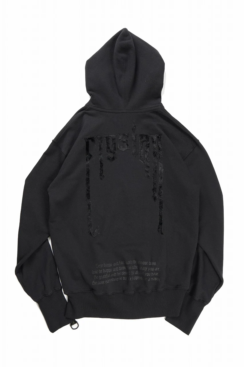beauty : beast ESSENTIAL HOODIE / CASSIDOR (BLACK) - Image 3