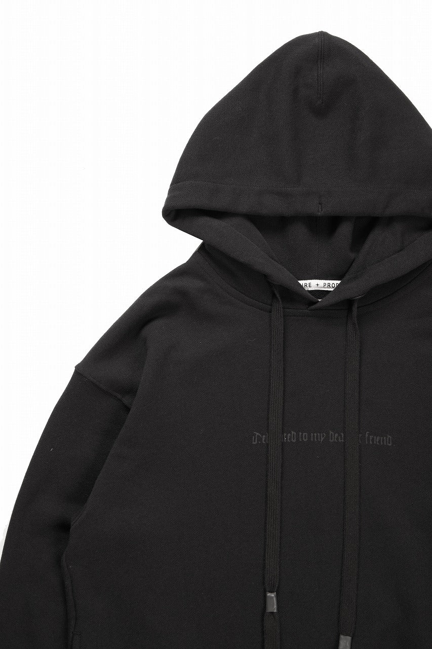 beauty : beast ESSENTIAL HOODIE / CASSIDOR (BLACK) - Image 4
