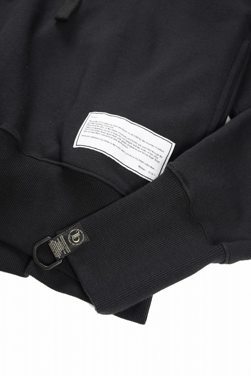 beauty : beast ESSENTIAL HOODIE / CASSIDOR (BLACK) - Image 7