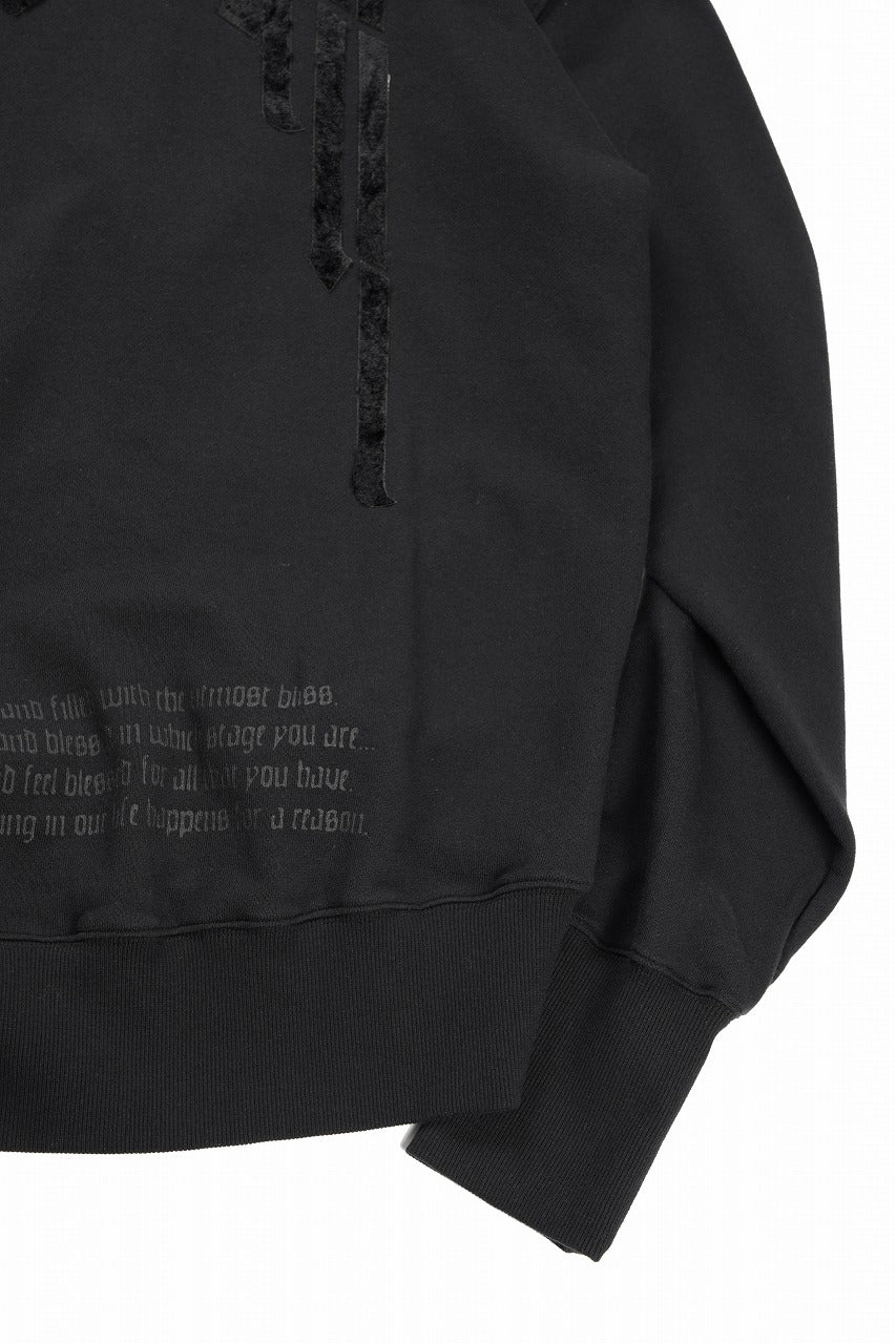 beauty : beast ESSENTIAL HOODIE / CASSIDOR (BLACK) - Image 9