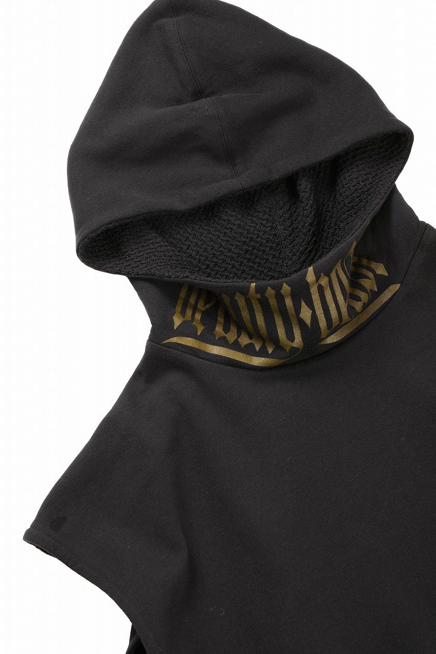 beauty : beast ESSENTIAL SLEEVELESS HI-HOODIE (BLACK) - Image 6
