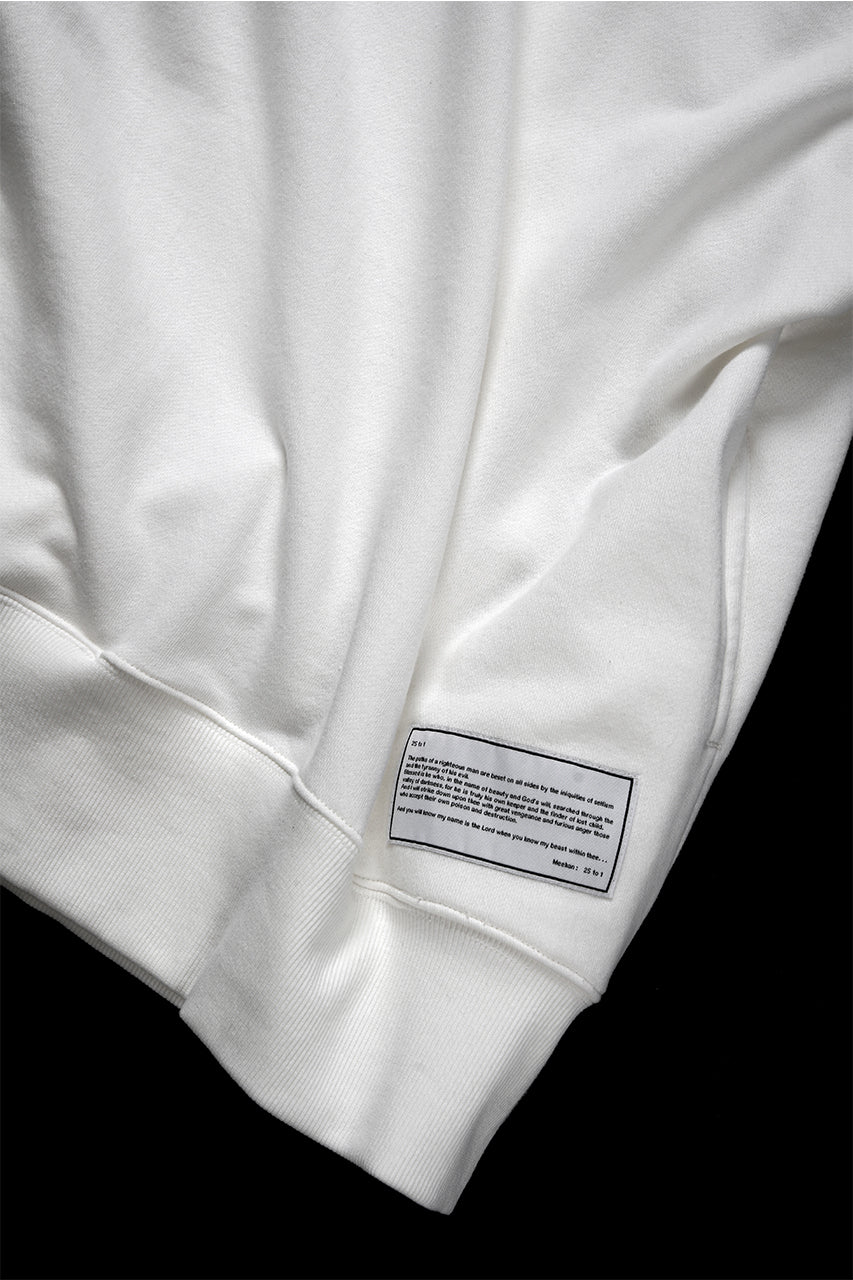 beauty : beast ESSENTIAL SLEEVELESS HI-HOODIE (OFF WHITE) - Image 7