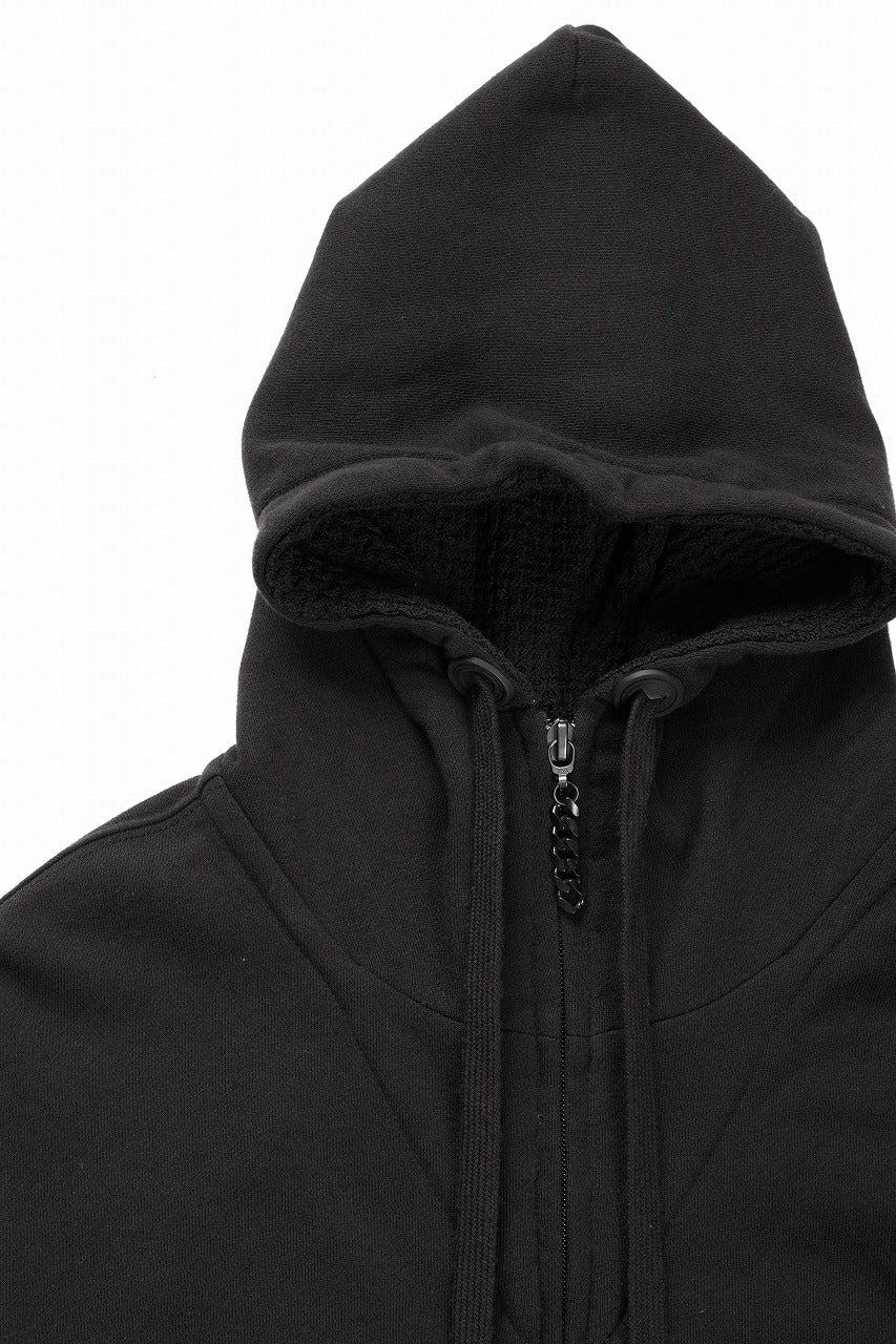 beauty : beast FRONT ZIP HOODIE (BLACK) - Image 5