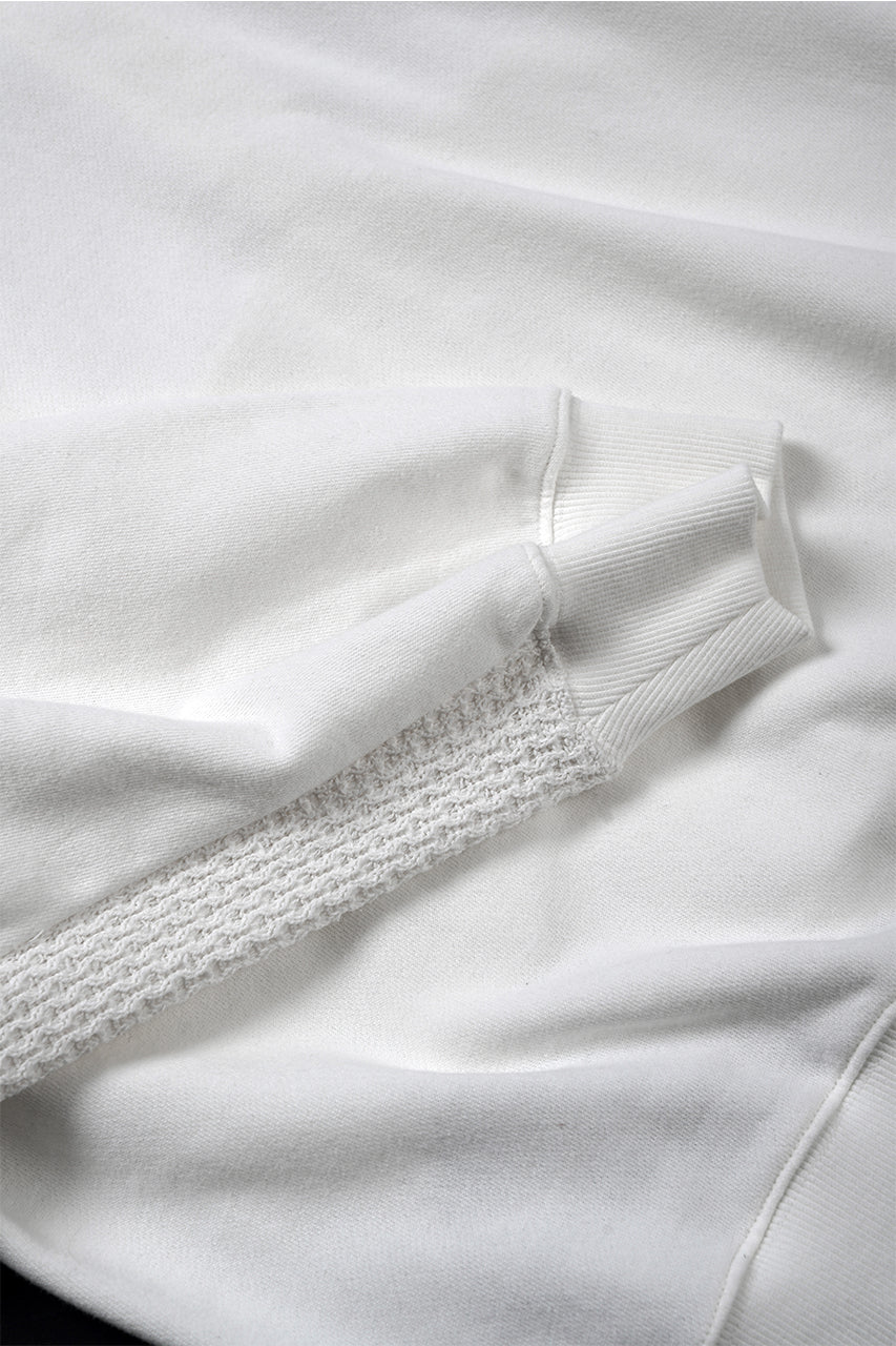beauty : beast FRONT ZIP HOODIE (OFF WHITE) - Image 11