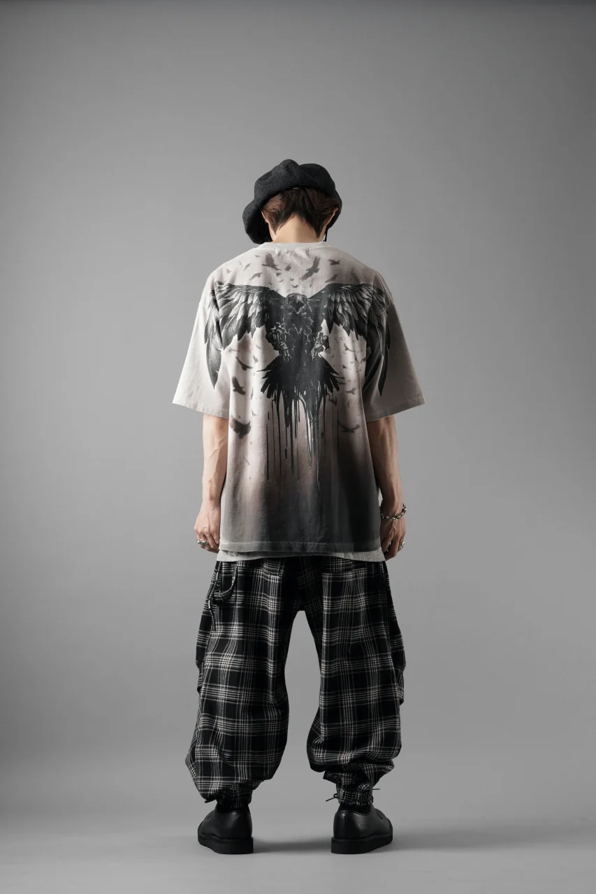 beauty : beast Full-surface S/S TEE (RAVEN / BEIGE PRINT) - Image 17