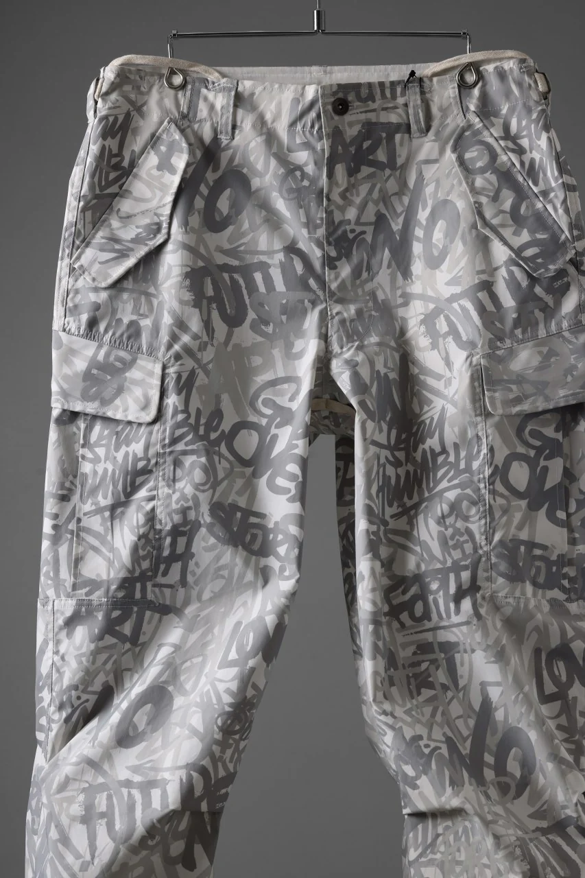 beauty : beast GRAFFITI CAMO BDU CARGO PANT (G.WHITE) - Image 4