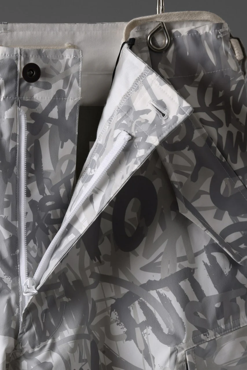 beauty : beast GRAFFITI CAMO BDU CARGO PANT (G.WHITE) - Image 8