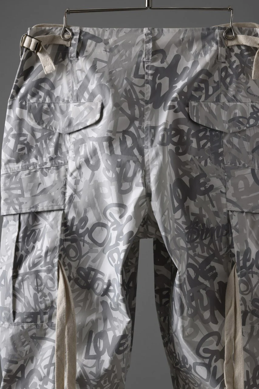 beauty : beast GRAFFITI CAMO BDU CARGO PANT (G.WHITE) - Image 9
