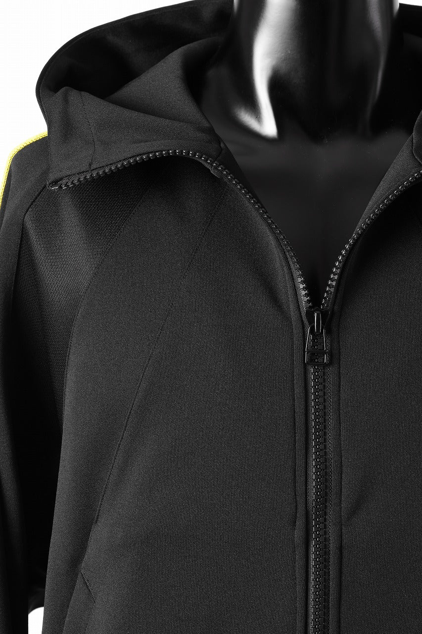 beauty : beast ”KEEP OUT” DOLMAN / HOODED TRACK JACKET (BLACK x YELLOW) - Image 10
