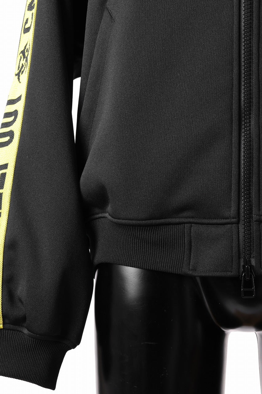 beauty : beast ”KEEP OUT” DOLMAN / HOODED TRACK JACKET (BLACK x YELLOW) - Image 8