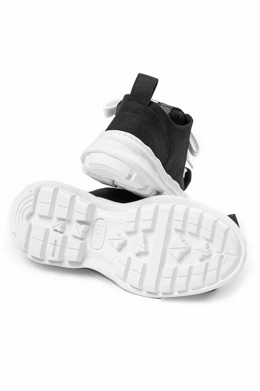 beauty : beast LOW CUT - ROLL-TONGUE STAINNING SHOES feat. Maison MIHARA YASUHIRO (BLACK x WHITE) - Image 6