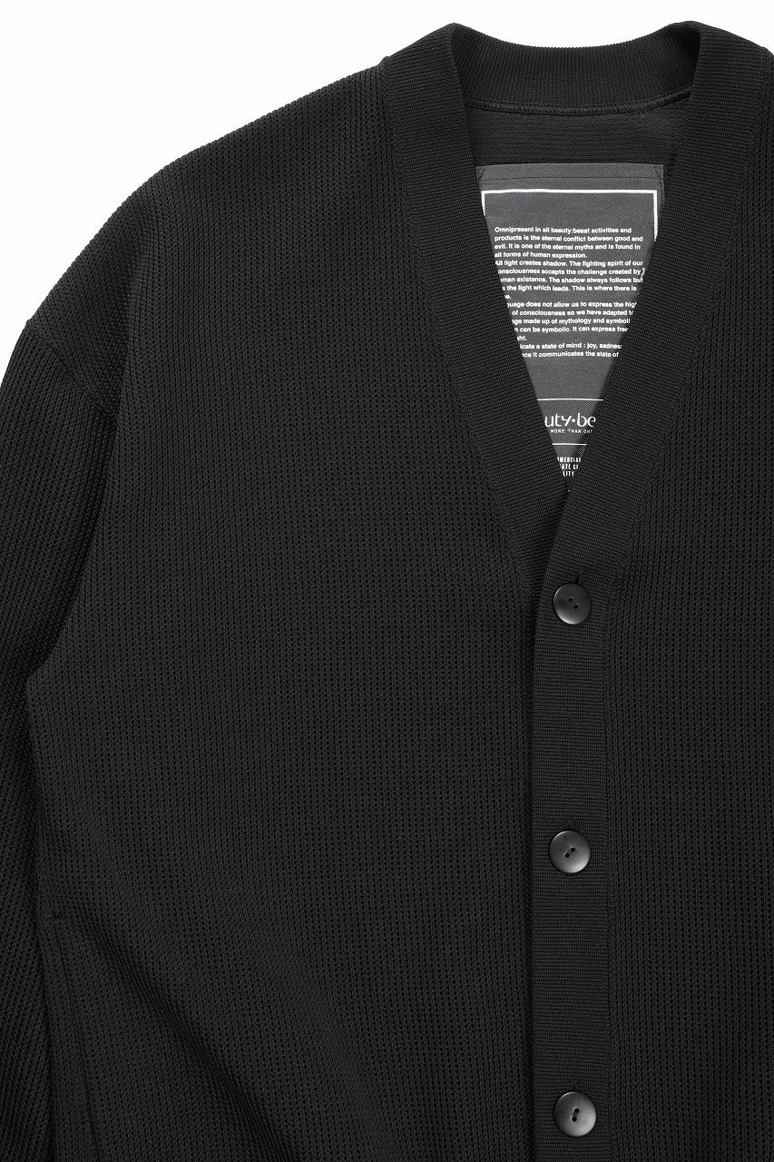 beauty : beast MONSTER CARDIGAN (BLACK) - Image 4