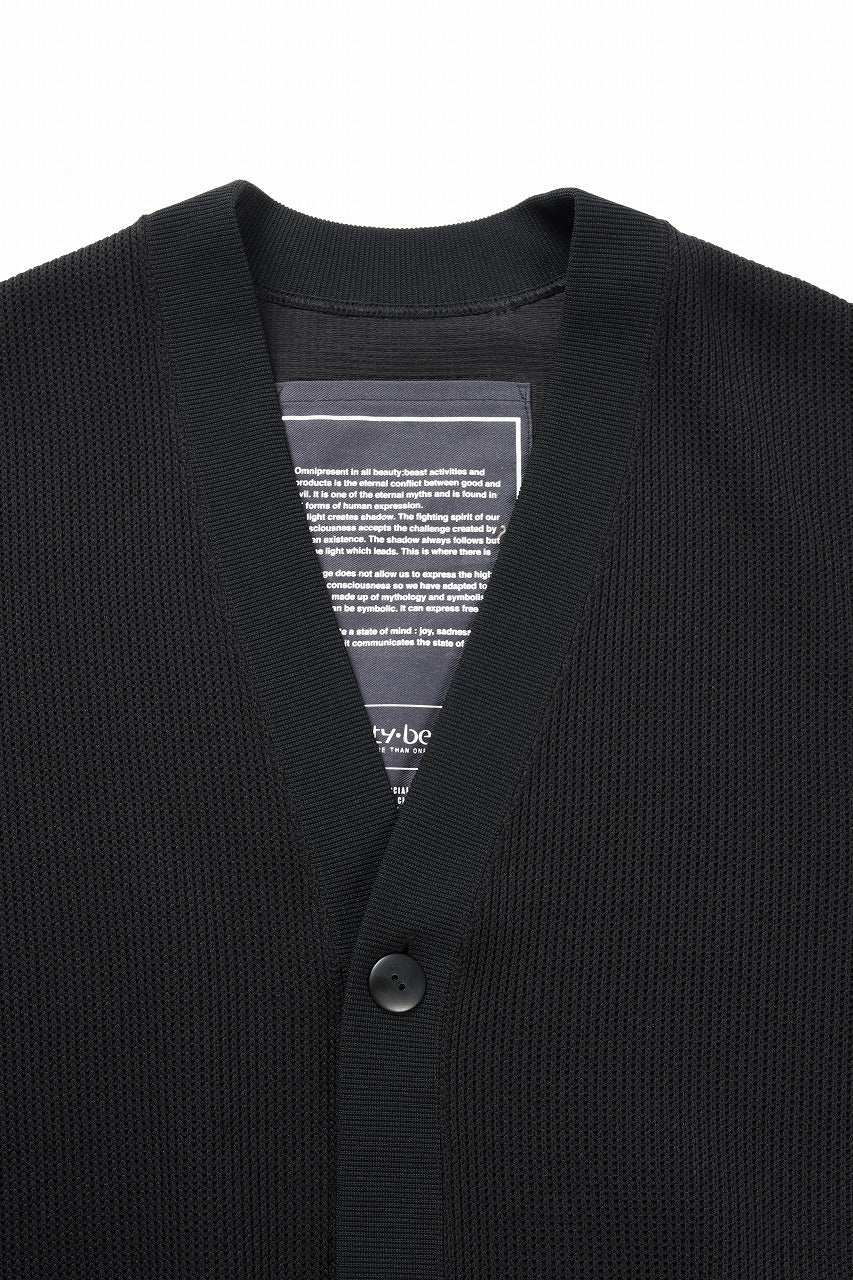 beauty : beast MONSTER CARDIGAN (BLACK) - Image 6