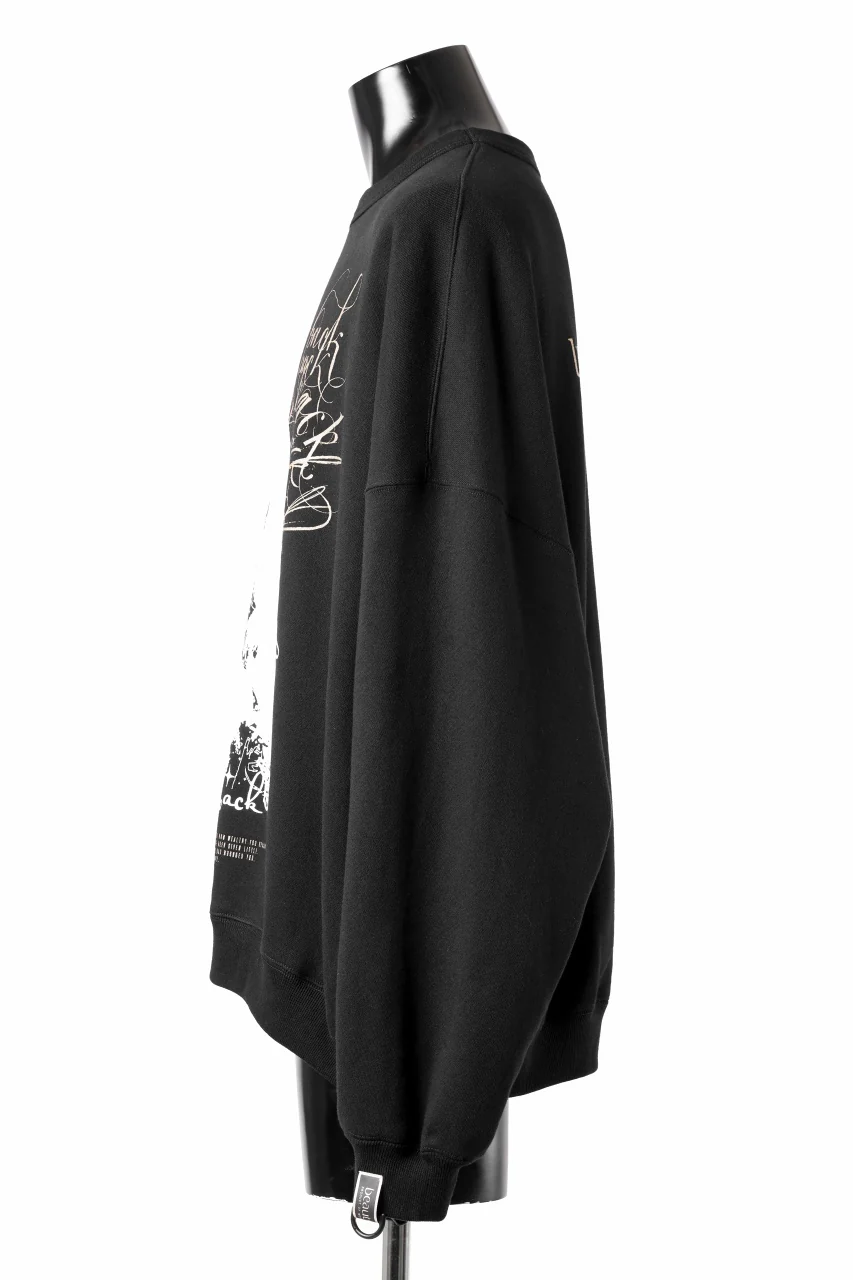 beauty : beast MONTAGE CREWNECK SWEAT SHIRT (BLACK) - Image 3