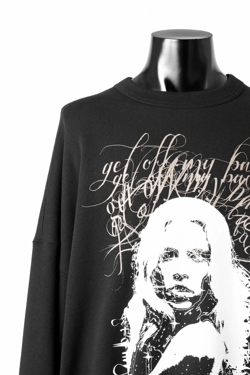 beauty : beast MONTAGE CREWNECK SWEAT SHIRT (BLACK) - Image 6
