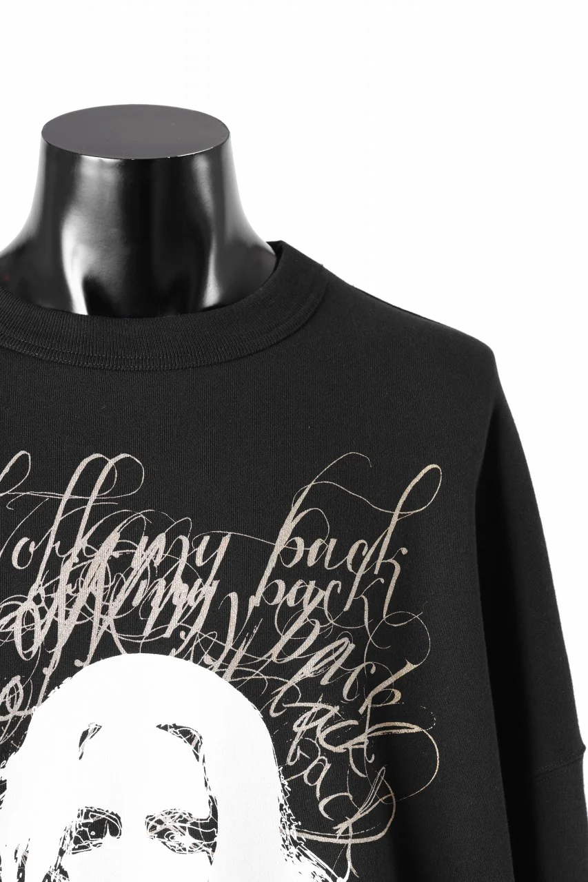 beauty : beast MONTAGE CREWNECK SWEAT SHIRT (BLACK) - Image 7