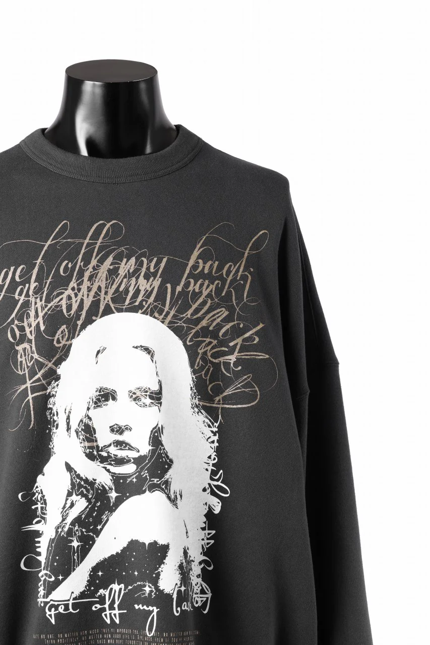 beauty : beast MONTAGE CREWNECK SWEAT SHIRT (D.GRAY) - Image 6