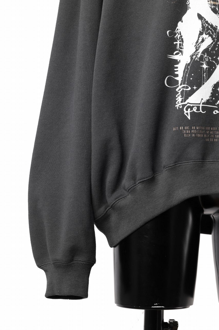 beauty : beast MONTAGE CREWNECK SWEAT SHIRT (D.GRAY) - Image 8
