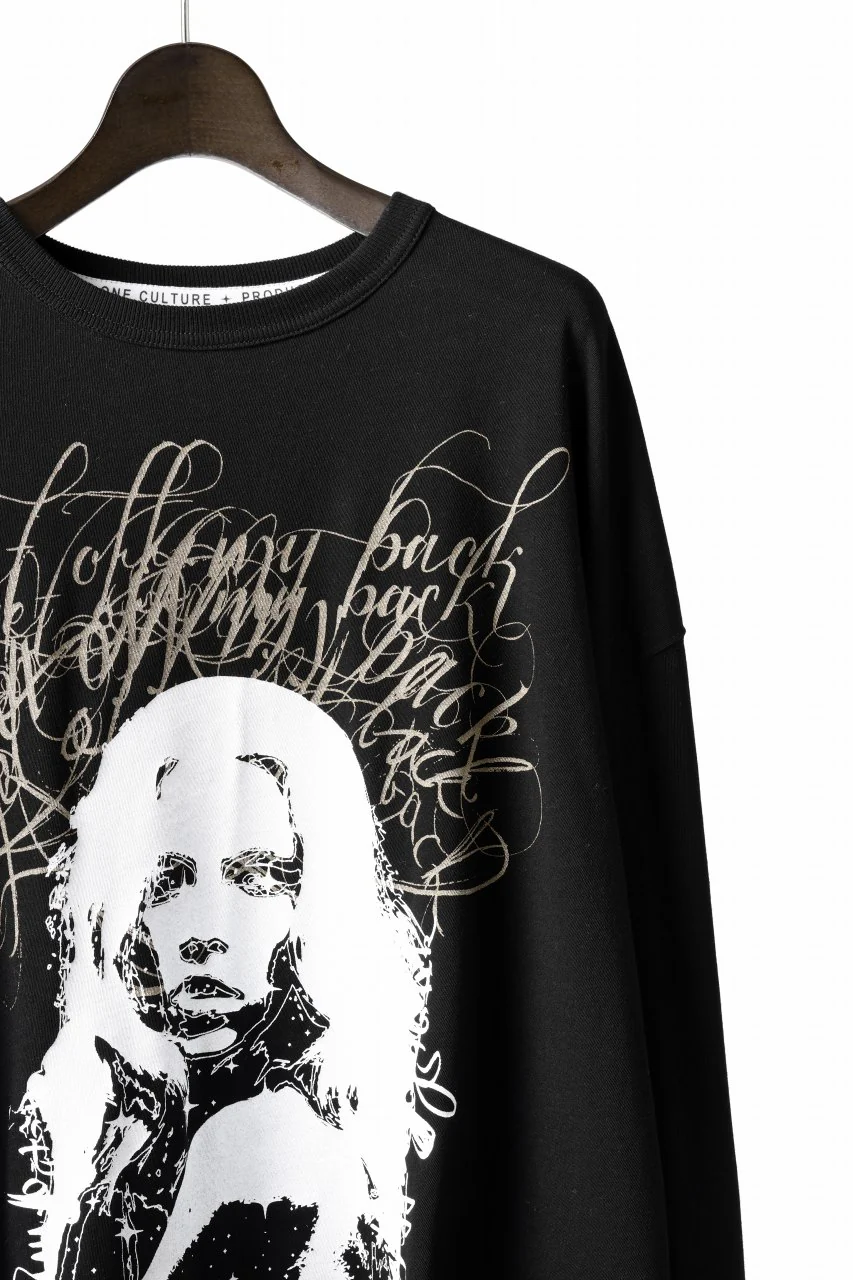beauty : beast MONTAGE L/S TEE (BLACK) - Image 4