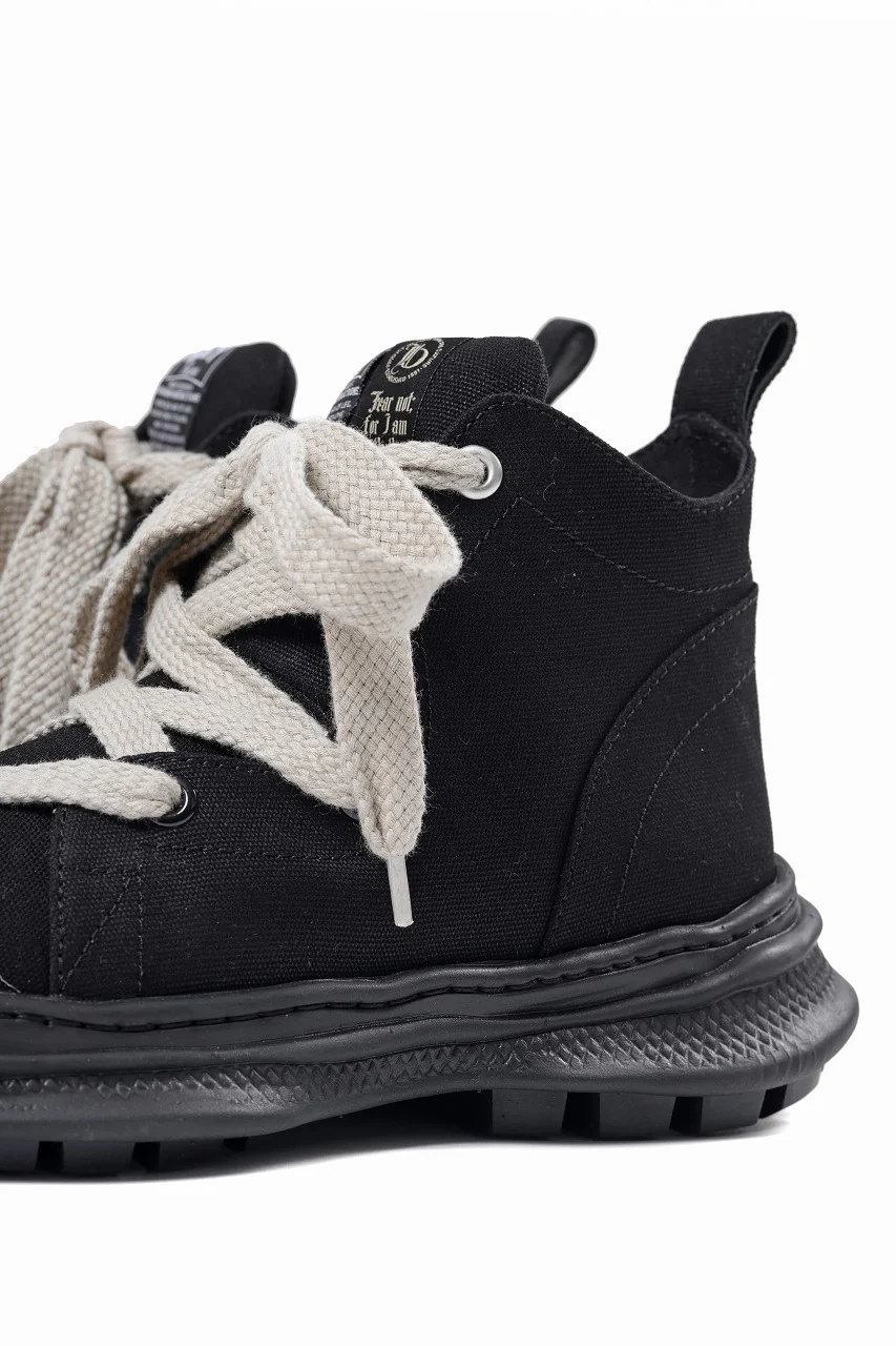 beauty : beast ROLL-TONGUE STAINNING SHOES feat. Maison MIHARA YASUHIRO (BLACK x BEIGE) - Image 11