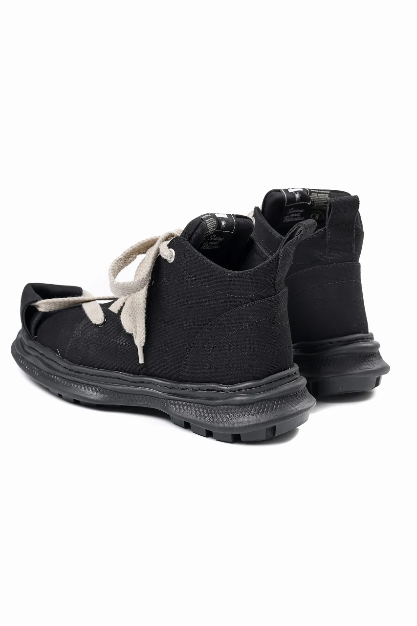 beauty : beast ROLL-TONGUE STAINNING SHOES feat. Maison MIHARA YASUHIRO (BLACK x BEIGE) - Image 6