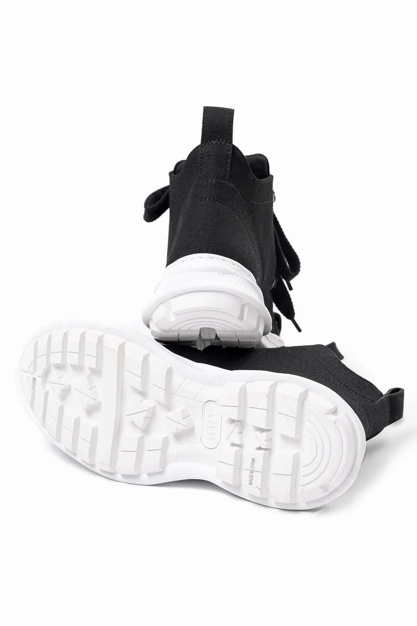 beauty : beast ROLL-TONGUE STAINNING SHOES feat. Maison MIHARA YASUHIRO (BLACK x BLACK) - Image 9