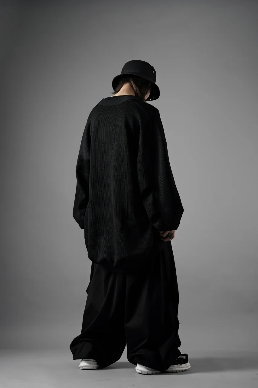 beauty : beast SUPER WIDE SAROUEL PANTS (BLACK) - Image 15