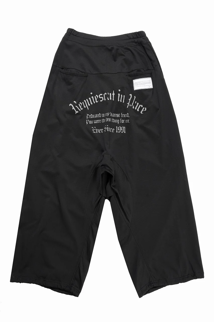 beauty : beast SUPER WIDE SAROUEL PANTS (BLACK) - Image 2