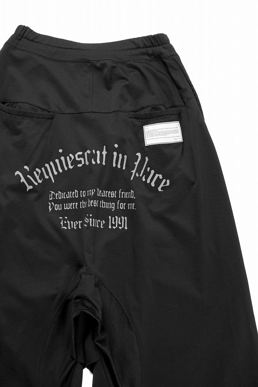 beauty : beast SUPER WIDE SAROUEL PANTS (BLACK) - Image 9
