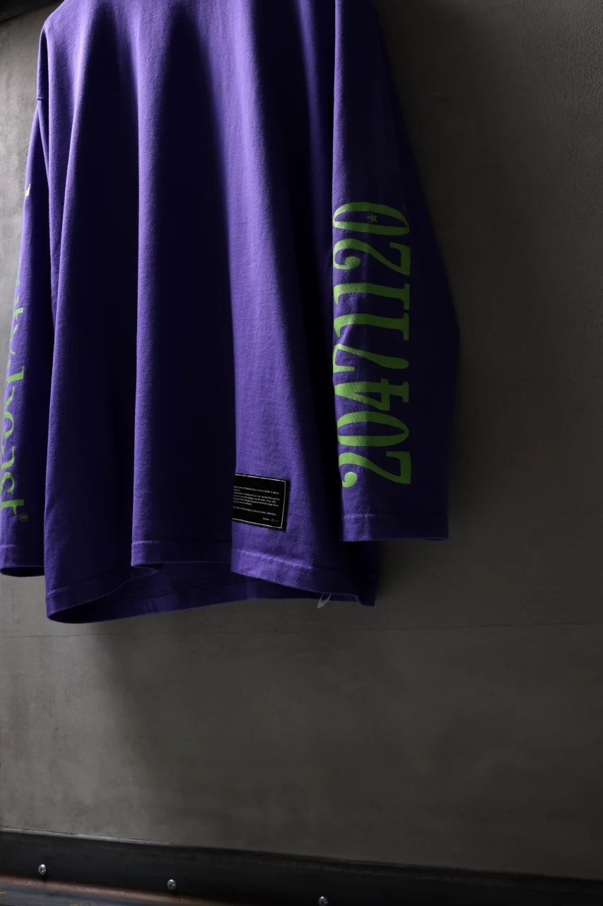 beauty : beast x 20471120 COLLABORATION L/S TEE _3 (PURPLE x GREEN) - Image 10