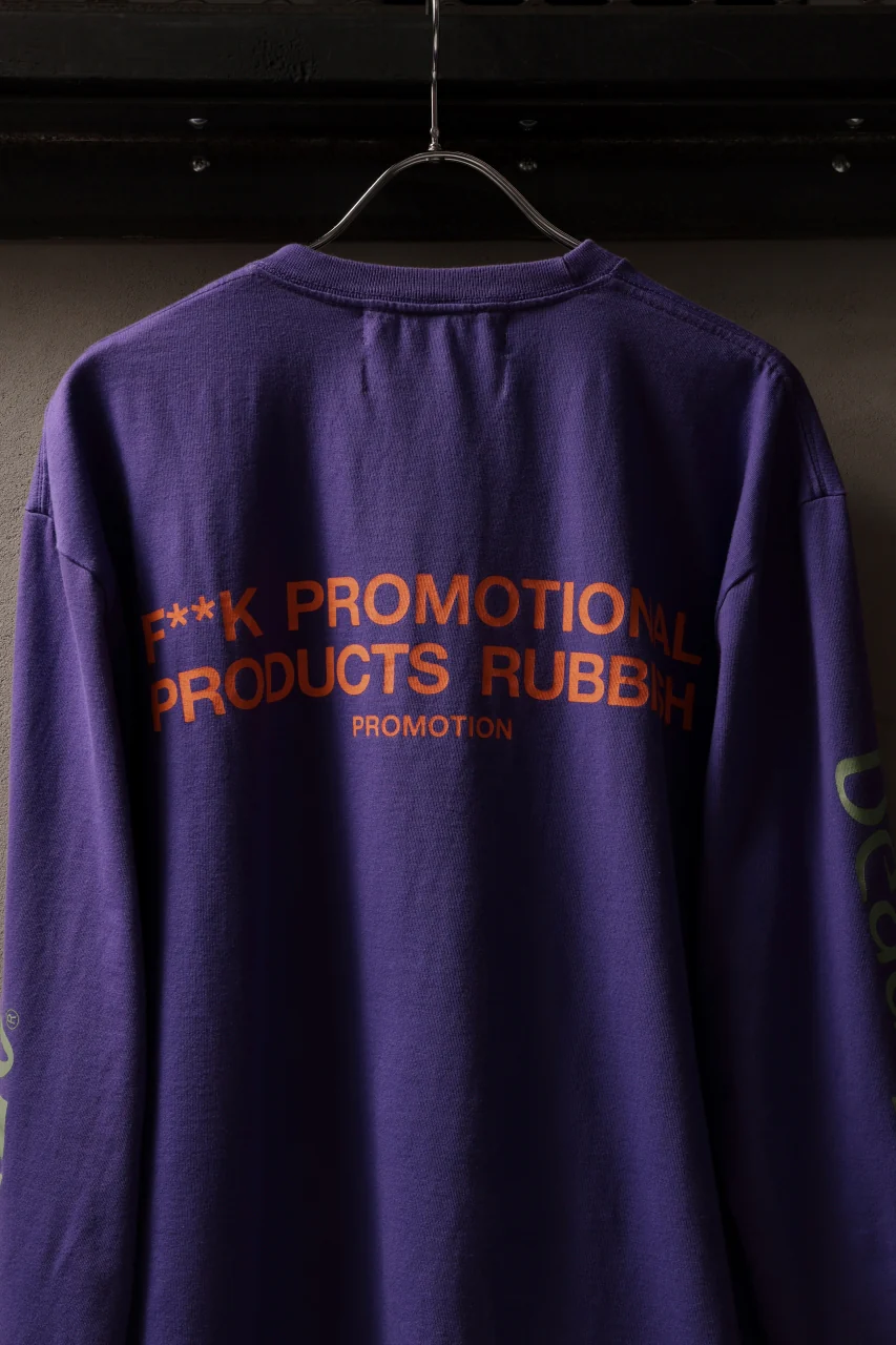 beauty : beast x 20471120 COLLABORATION L/S TEE _3 (PURPLE x GREEN) - Image 5