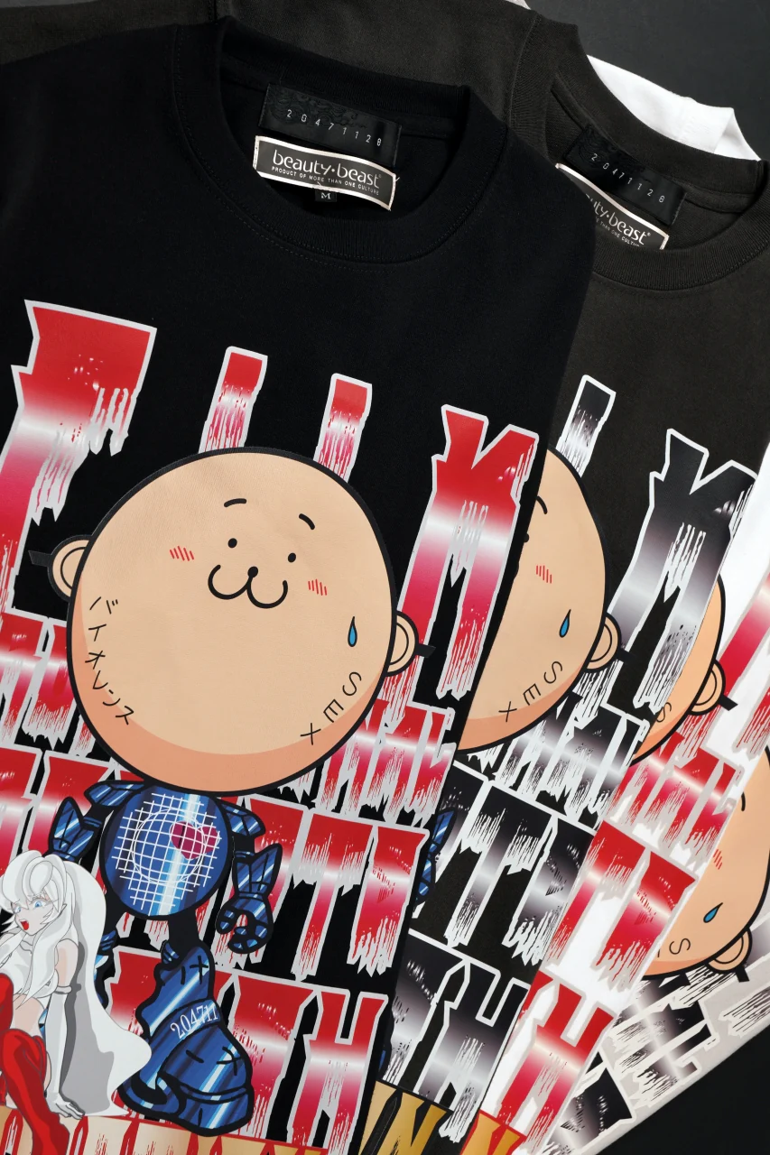 beauty : beast x 20471120 COLLABORATION S/S TEE _3 (BLACK) - Image 10