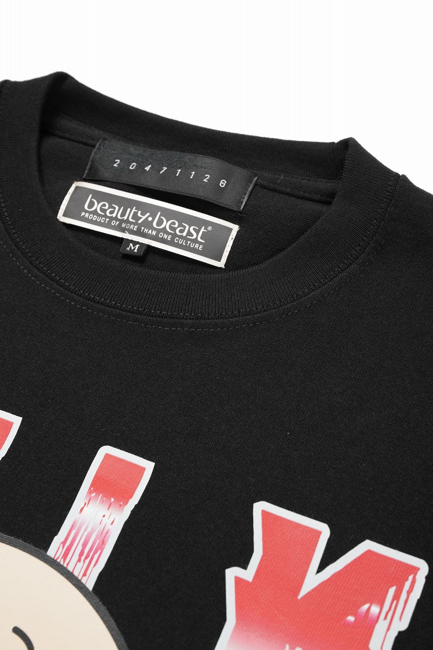 beauty : beast x 20471120 COLLABORATION S/S TEE _3 (BLACK) - Image 6